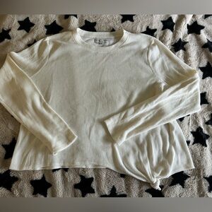 Madewell ribbed long sleeve shirt